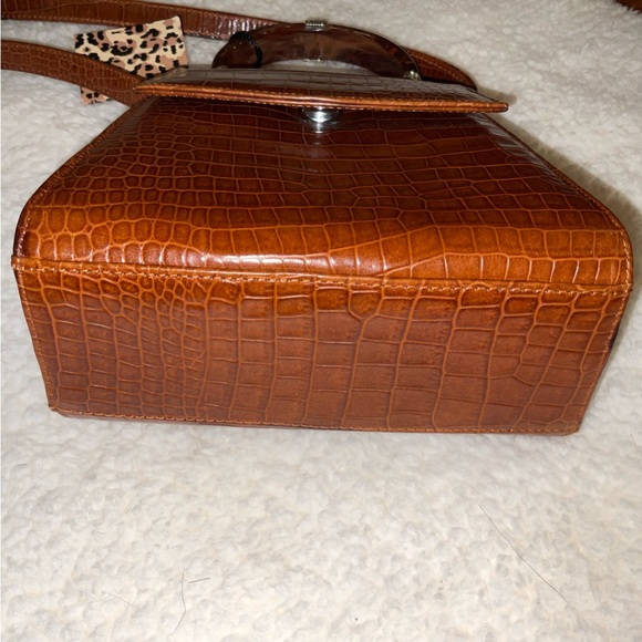 Kenneth Jay Lane Croco Embossed Purse - Picture 7 of 10